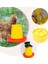 Sarı Stil Tavuk Kümesi V Şeklinde Giriş ve Plastik Tohum ve Su Dağıtıcı Dış Mekan Pratik Kuş Yem ve Su Içirici E-Ticaret Ürünü (Yurt Dışından) 4