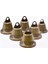 Çan Tarzı 22 mm Antika Bronz Çıngıraklar, Sığır ve Kümes Hayvanları Için Kaybolmaz Metal Çanlar, Noel Düğün Parti Süslemesi Kendin Yap El Sanatları Aksesuarları (Yurt Dışından) 1