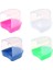 2 Adet Tarzı 12.6*14.8*13 cm Plastik Kuş Su Banyo Kutusu Papağanlar Muhabbet Kuşu Asılı Kuş Banyosu Kafes Kuş Banyosu Kuş Su Banyo Küveti Evcil Kuş Kasesi (Yurt Dışından) 2