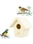 D 1 Bilgisayar Stili Asma Ipi ile Ahşap Kuş Evi Süs Bahçeciliği Hummingbird Evi Çim Açık Kuş Evi El Dokuması Kuş Evleri (Yurt Dışından) 1