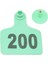 Sarı Stil 100 Adet Çiftlik Sığır Sığır Tpu Kulak Etiketi Işaretleri ile Kelime Kulak Etiketleri Yazılı Bakır Başlı Küpe Çiftçilik Hayvan Kimlik Kartı (Yurt Dışından) 5