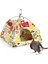 Resim Stili Gibi 14CMX13CMX17CM Kuş Yuvası Asma Kafes Evi Yatak Papağan Habitat Mağara Asılı Çadır Muhabbet Kuşu Uyku Kulübesi Hamak Evleri Dro Ücretsiz (Yurt Dışından) 2