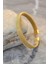 316 L Çelik Gold İnce Hasır Çelik Kelepçe Bileklik Unisex Ürün 1