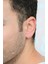 Erkek Çelik Taşlı Piercing Tragus Helix Kıkırdak Gümüş Renk 3