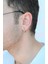 Erkek Gümüş Renk Çelik Halka Küpe 18 mm Büyük Boy 3