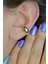 Bombeli Sade Sıkıştırmalı Kıkırdak Küpesi Earcuff 1
