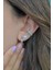 İncili Taç Model Sıkıştırma Kıkırdak Küpe Earcuff 4