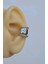Zirkon Taş Yıldız Detaylı Earcuff Deliksiz Kıkırdak Küpesi Gümüş Renkli 1
