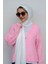 Kırık Beyaz Renk Likralı Viskon Penye Şal Lycra Scarf Off White 4