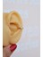Mini Bombeli Earcuff Sıkıştırmalı Kıkırdak Küpesi Çocuk Boy 4