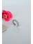 Taşlı Earcuff Gümüş Renk Sıkıştırmalı Kıkırdak Küpesi 3