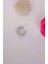 İnce Zirkon Earcuff Sıkıştırmalı Kıkırdak Küpesi Gümüş Renkli 3