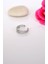İnce Zirkon Earcuff Sıkıştırmalı Kıkırdak Küpesi Gümüş Renkli 4