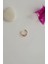Sıkıştırmalı Kıkırdak Küpesi Pembe Kelebek Earcuff 3