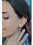 İncili Taç Model Sıkıştırma Kıkırdak Küpe Earcuff 4