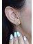 Kutup Yıldızı Detaylı Mini İncili Earcuff Sıkıştırma Kıkırdak Küpesi 2