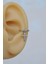 Zirkon Taşlı Cross Sallantılı Earcuff Sıkıştırmalı Kıkırdak Küpesi 1