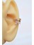 Kelebekli Sıkıştırmalı Kıkırdak Küpesi Taşlı Earcuff 1
