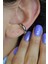 Gümüş Renkli Sıkıştırmalı Kıkırdak Küpesi Düz Earcuff 1