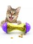 Fuşya Büyük Stil Pawstrip Evcil Hayvan Oyuncağı Etkileşimli Kedi Oyuncağı Mama Kapları Köpek Kasesi Mama Dağıtıcı Kediler Için Köpek Eğitim Topları Evcil Hayvan Sallanan Oyuncaklar (Yurt Dışından) 3