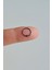 Siyah Renkli Mini Topçuklu 8 mm Çelik Halka Hızma Burun Piercingi 1