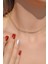 Gold Renk Baget Zirkon Taşlı Su Yolu Choker Kolye 1