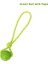 Yeşil Top Ip Stili 5 cm Köpek Yumuşak Kauçuk Top Yüksek Elastik Esneklik Çiğneme Oyuncağı Atma Eğitim Topu ile Halat Diş Temizliği Isırma Direnci (Yurt Dışından) 1