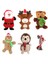 Sevimli Ayı Stili Küçük Köpekler Için Noel Köpek Oyuncakları Peluş Squeaky Yavru Oyuncaklar Squeaker ile Dayanıklı Dolgulu Noel Baba Geyik Pet Malzemeleri (Yurt Dışından) 2