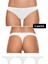 Mikro Fiber Kadın Tanga 3'lü Özel Paket - Siyah, Beyaz, Ten | S/m, L/xl 1