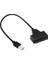 USB 2.0 2.5 Inç Sata SSD HDD Hard Disk Veri Aktarma Kablosu 1