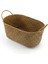 El Yapımı Dokuma Saklama Sepeti Pipetli Gıda Kabı Makyaj Düzenleyici Rattan Ekmek Meyvesi Kasası Tutucu (S,24X15X9CM) (Yurt Dışından) 2