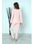 Fwn 04-3301 Peluş Welsoft Polar Kışlık Yumoş Geyikli Kadın Pijama Takımı 4