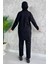 Taş Detaylı Gabardin Ikili Tesettür Takım 4
