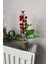 Yapay Çiçek Yılbaşı Çiçeği Kokinalı Kütük Saksılı Dekoratif Süs 20 cm 5