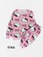 Kız Çocuk %100 Pamuklu Şardonlu Hello Kity Desenli Pembe Uzun Kollu Pijama Takıımı 1