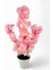 Yapay Ağaç Bahardalı Ağacı Pembe Japon Kiraz Çiçeği Sakura Çiçeği 70 cm Beyaz Plastik Saksılı 1