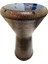 Mısır Döküm Profesyonel Darbuka Kahverengi 22 cm 1