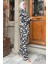 Desenli Kimono Pantol Bluz Tesettür Üçlü Takım 3