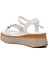 Ayakmod Beyaz Kadın Sandalet 4