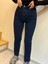 Mom Fit Boru Paça Likralı Yüksek Bel Jean 2
