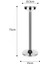 Komple Çelik 75 cm Şampanya ve Şarap Buz Kovası Standı CIN927 3