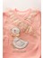 Unisex 5 Parça Pamuk Ördek Desenli Dantelli Organik Pembe Hastane Çıkışı 2