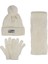 K24180-04 Kız Çocuk 9-15 Yaş 3'lü Bere Set 1