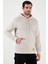 Slim Fit Kapüşonlu Kanguru Cepli Içi Tüylü Yumuşak Şardonlu Sweat Erkek Sweat 5905281 3