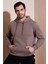 Slim Fit Kapüşonlu Kanguru Cepli Içi Tüylü Yumuşak Şardonlu Sweat Erkek Sweat 5905281 1
