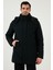 Regular Fit Çıkarılabilir Kapüşonlu Mont Erkek Mont 497SENATOR 3