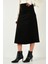 Streç Regular Fit Yüksek Bel Midi Boy Süet Çan Etek Bayan Etek 5866180 4