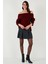 Oversize Fit Madonna Yaka Triko Kazak Bayan Kazak 4615216 3