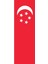 Singapur Bayrağı 50X75 Cm. 4