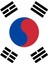 Güney Kore Cumhuriyeti Gönder Bayrağı 70X105 Cm. 2